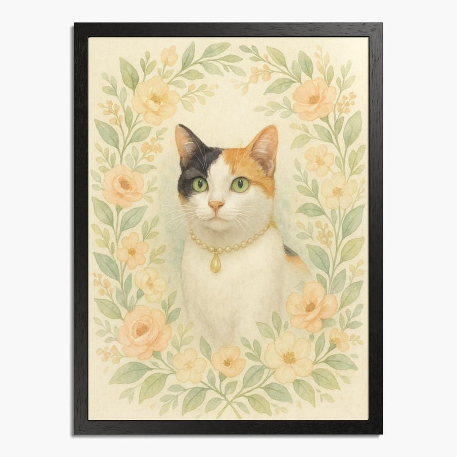 Cozy Watercolor Custom Pet Portrait