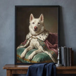 Aristocratic Custom Pet Portrait in a styled home setting