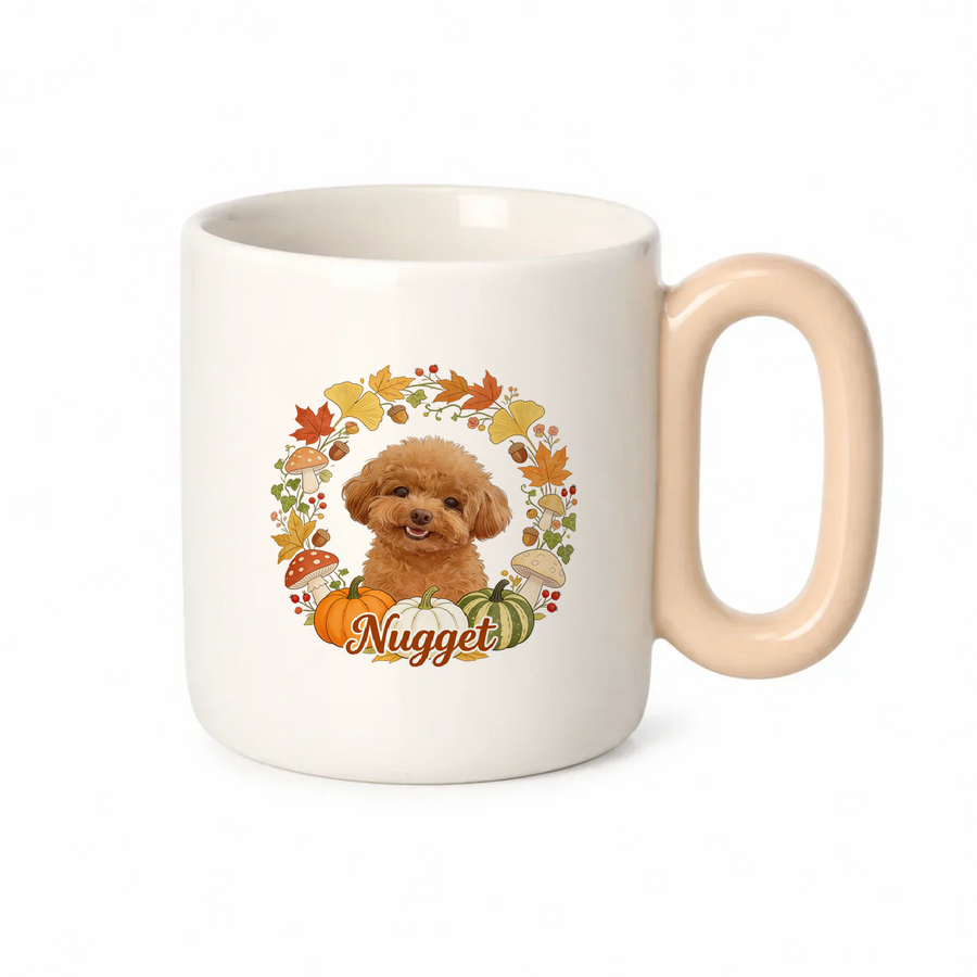 Fall Wreath Mug 12 oz (Booth) — autumn-wreath-01