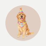 Celebration Pet Coaster (Booth) — Dusty Pink