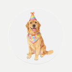 Celebration Pet Coaster (Booth) — Soft White