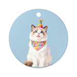 Celebration Keychain (Booth) — French Blue
