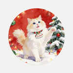 Christmas Scene Pet Coaster (Booth) — design 4