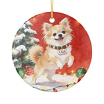 Christmas Scene Pet Ornament (Booth)