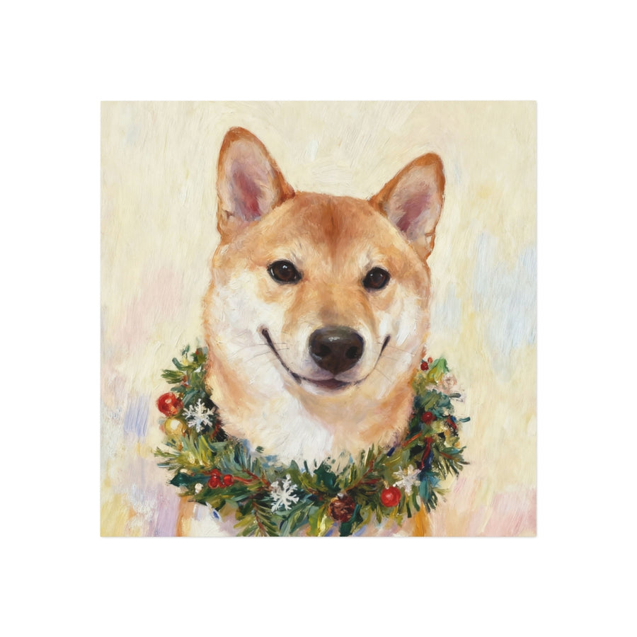 Christmas Wreath Pet Magnet (Booth)
