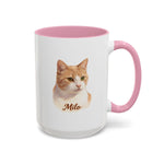 Color Pencil Colorful Mug 15 oz (Booth) — Pink