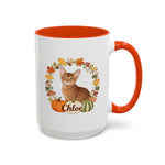 Fall Wreath Colorful Mug 15 oz (Booth) — Orange