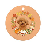 Fall Wreath Keychain (Booth) — design 1