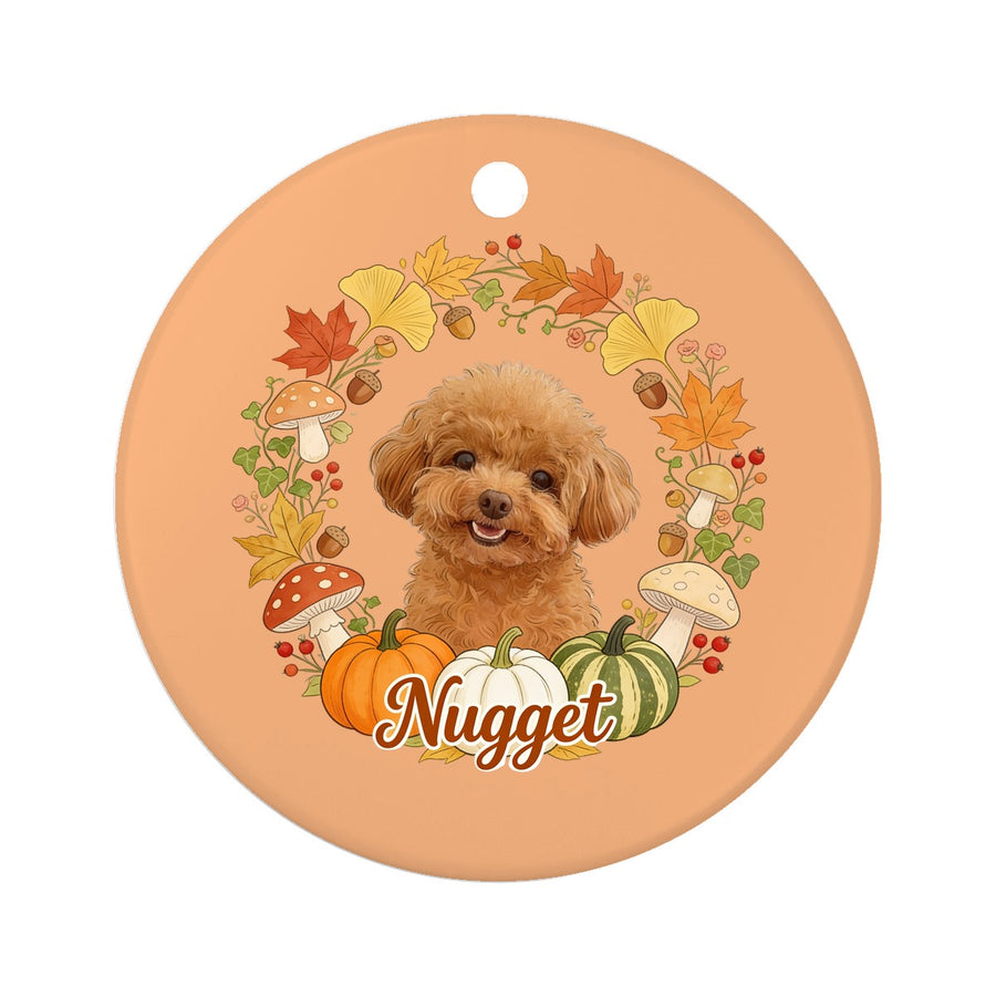 Fall Wreath Keychain (Booth) — design 1