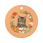 Fall Wreath Keychain (Booth) — design 4