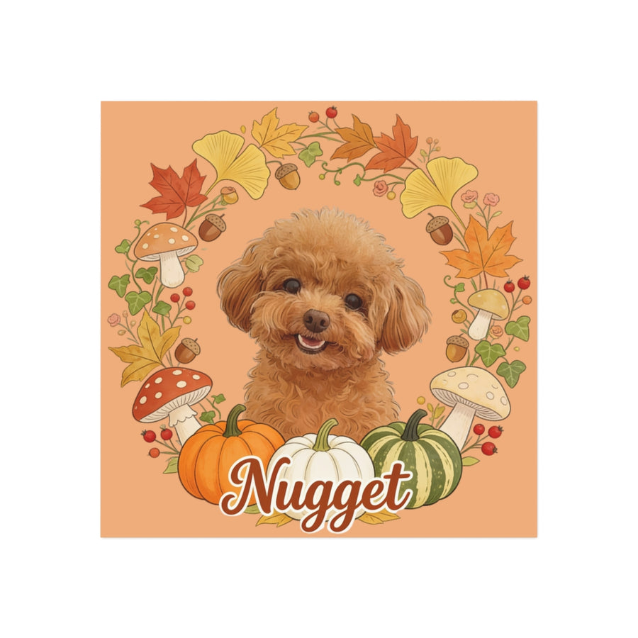 Fall Wreath Pet Magnet (Booth)