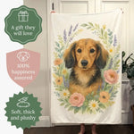 Spring Floral Custom Pet Blanket