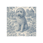 French Toile Pet Magnet (Booth)