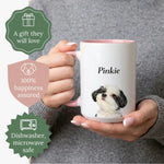Custom Peeking Pet Colorful Mug