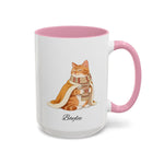 Nordic Fire Pit Colorful Mug 15 oz (Booth) — Pink