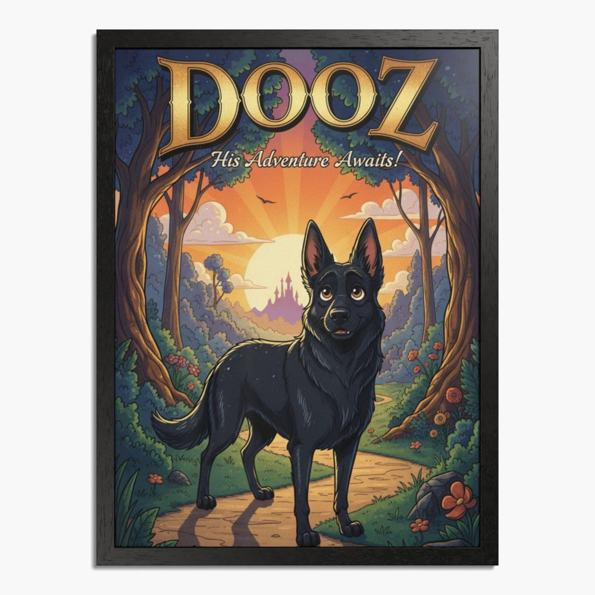 Cartoon Custom Pet Portrait