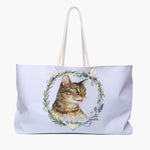 Custom Herb Wreath Weekender Bag