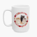 Custom Rose Wreath Mug