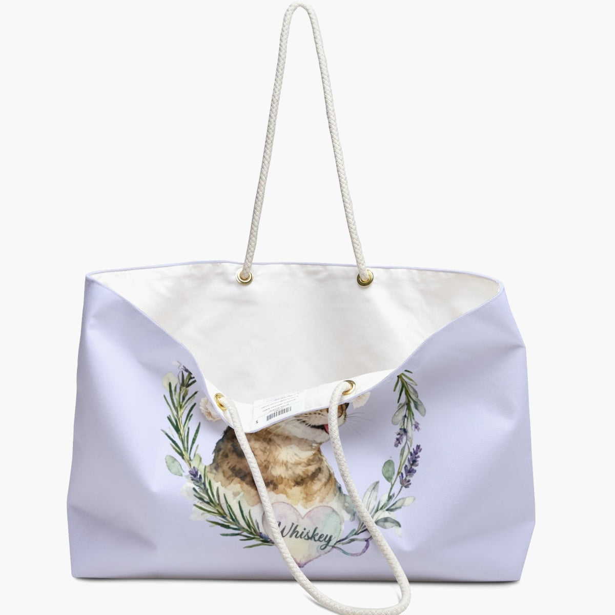 Custom Herb Wreath Weekender Bag