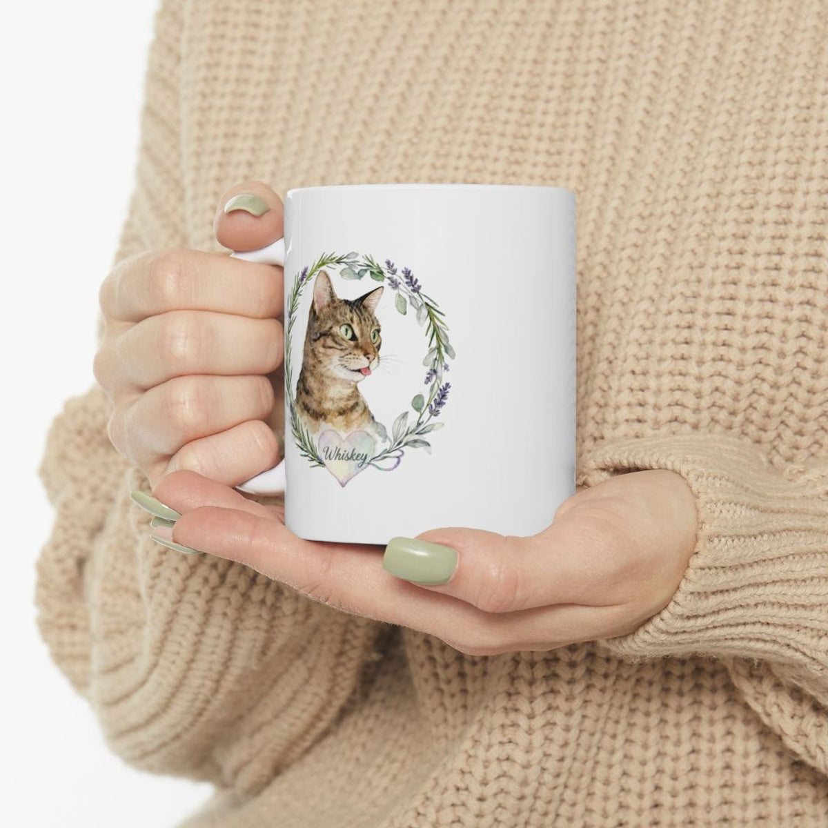 Custom Herb Wreath Mug