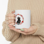 Custom Rose Wreath Mug