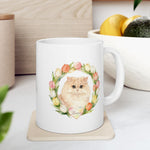 Custom Tulip Wreath Mug