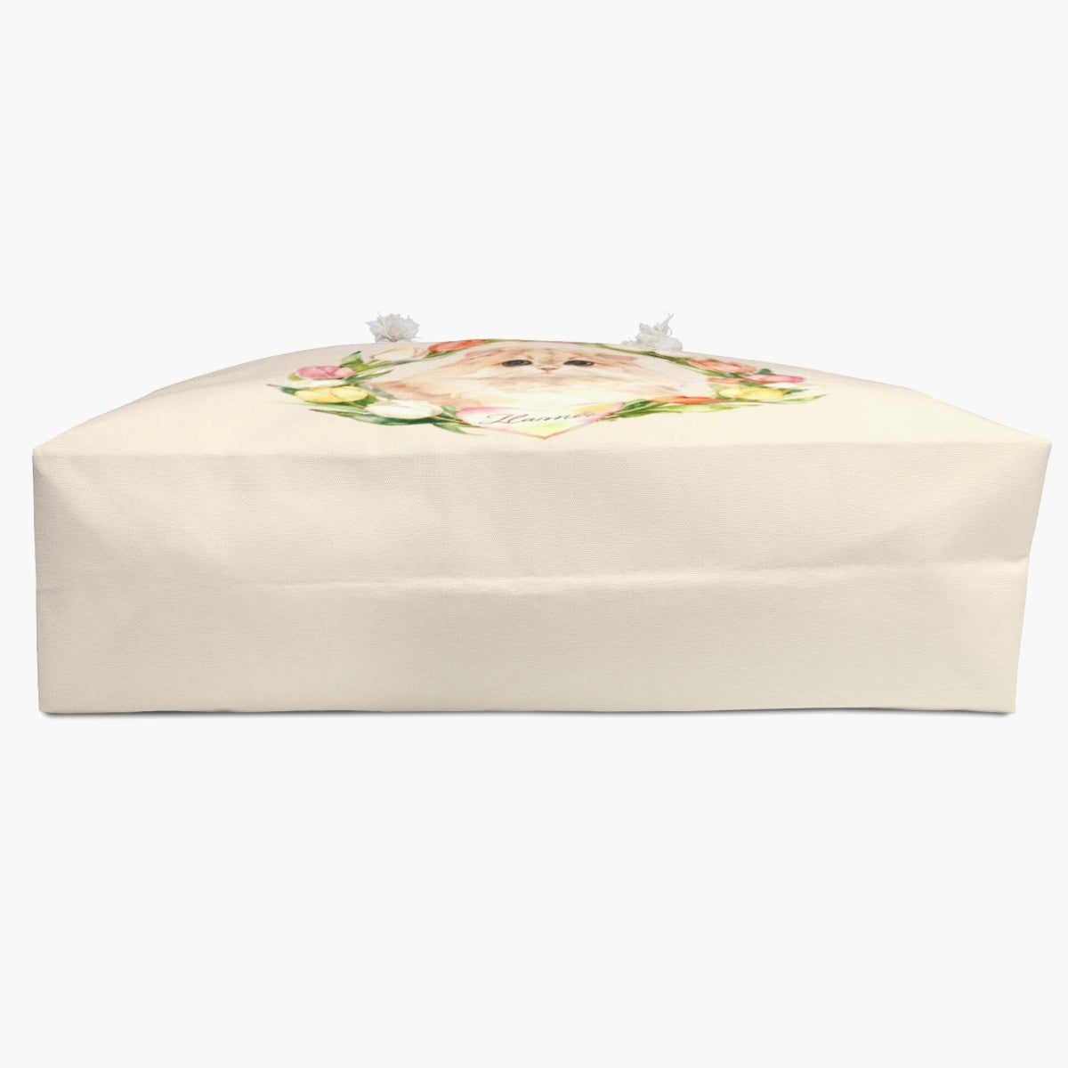 Custom Tulip Wreath Weekender Bag