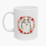 Custom Rose Wreath Mug