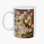 Custom Rococo Tulip Bouquet Mug