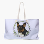 Custom Herb Wreath Weekender Bag