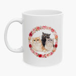 Custom Rose Wreath Mug