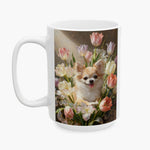 Custom Rococo Tulip Bouquet Mug