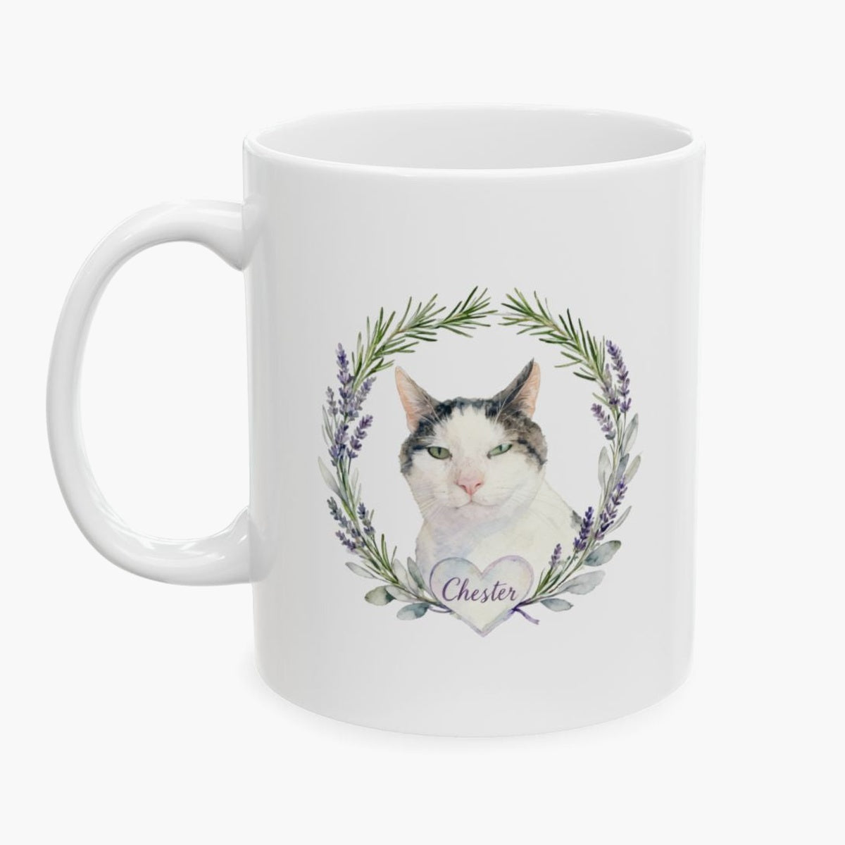 Custom Herb Wreath Mug