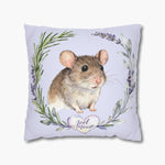 Custom Herb Wreath Throw Pillow 18"X18"