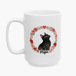 Custom Rose Wreath Mug