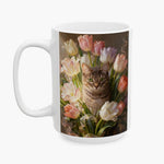 Custom Rococo Tulip Bouquet Mug