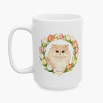 Custom Tulip Wreath Mug