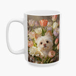 Custom Rococo Tulip Bouquet Mug