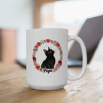 Custom Rose Wreath Mug