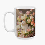 Custom Rococo Tulip Bouquet Mug