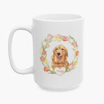 Custom Tulip Wreath Mug