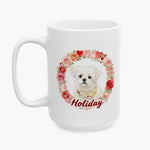 Custom Rose Wreath Mug