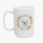 Custom Tulip Wreath Mug