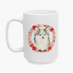 Custom Rose Wreath Mug
