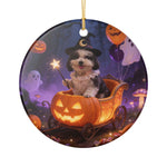 Pumpkin Cart Pet Ornament (Booth)