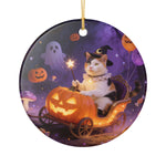 Pumpkin Cart Pet Ornament (Booth)