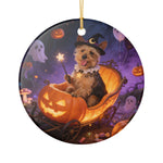 Pumpkin Cart Pet Ornament (Booth)