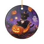 Pumpkin Cart Pet Ornament (Booth)