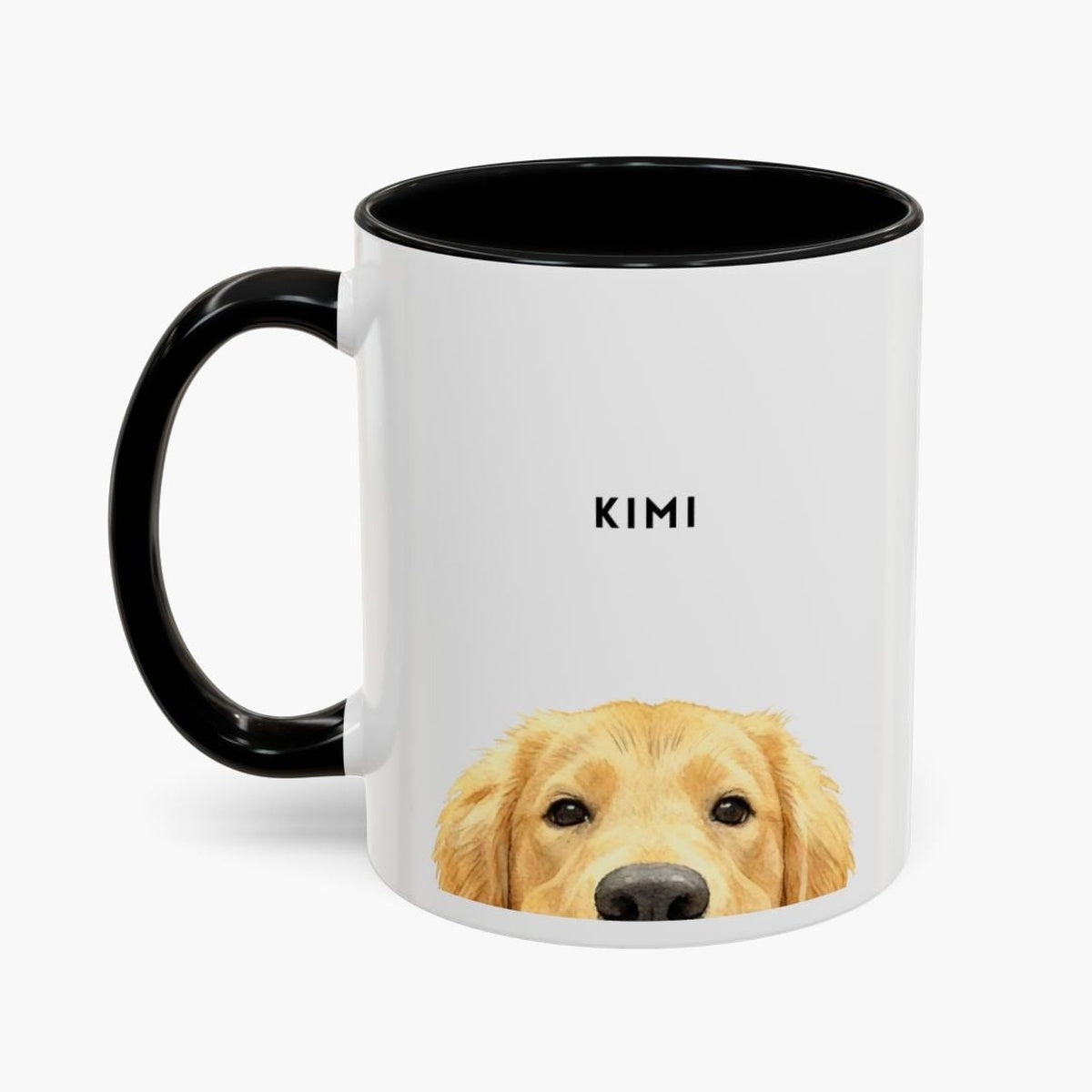 Custom Peeking Pet Colorful Mug