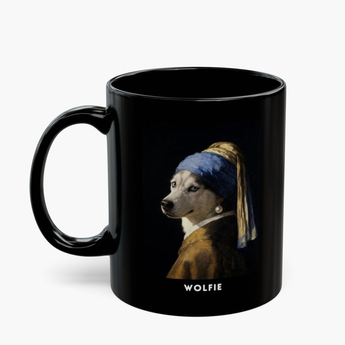 Custom Pearl Earring Pet Mug